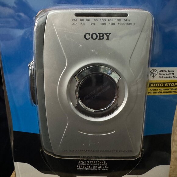 Coby Personal AM/FM Radio AM FM Tuner Headphones Portable - Picture 6 of 9